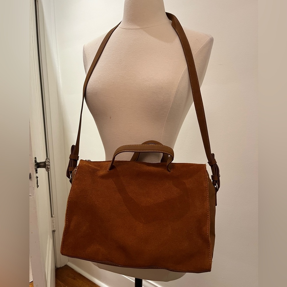 Copper brown Suede Zara women’s  Purse